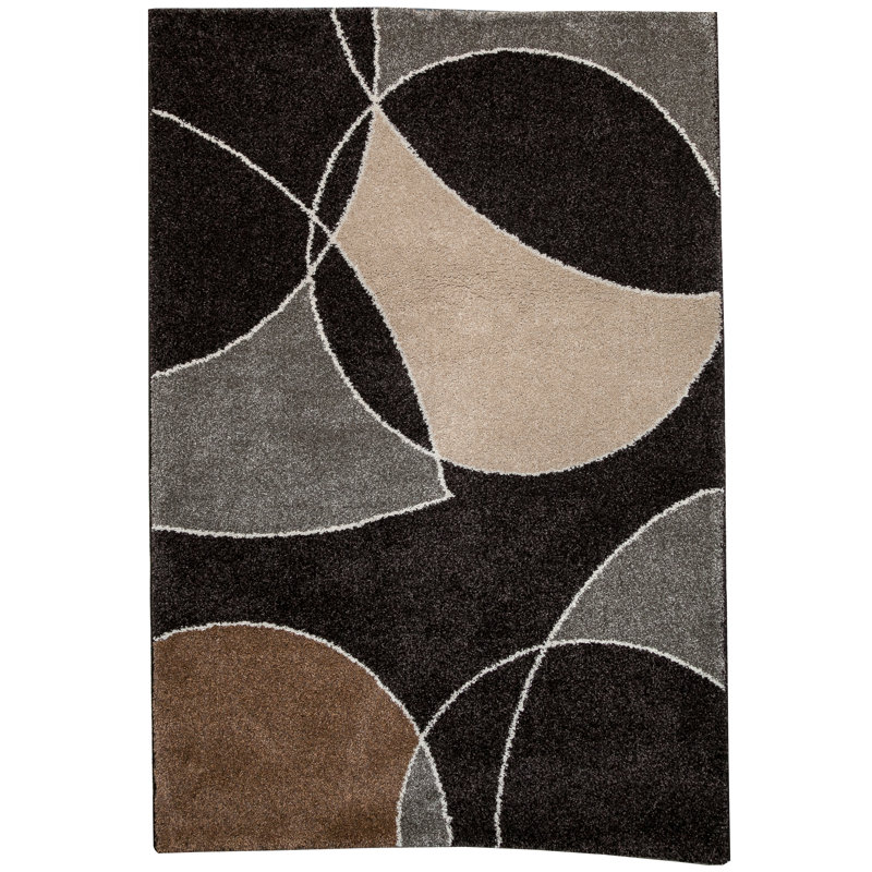 Risher Abstract Shag Area Rug, Rectangle 160 x 230cm