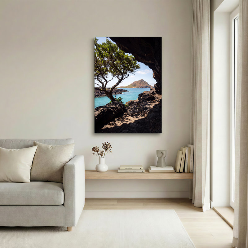 Art mural encadré par un arbre, 18"H x 12"W