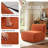 Boneless Boneless Floor Sofa Chair, Comfy Accent Chair, Togo Sofa , Corduroy Lazy Bean Bag Chairs for Living Room, Bedroom, Fireside, No Assembly Required, Washable Cover, Ships in a Box-1410408442