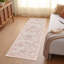 Tapis lavable rétro antidérapant (rose)-1137394550