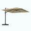 11FT Square Cantilever Patio Umbrella In Beige(Without Umbrella Base)-1940867260