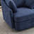 40.53" W Upholstered Swivel Accent Armchair With Storage Ottoman-1273000556