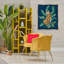 Tigre assis sur des palmiers, art mural sur toile flottante par Yvette St. Amant-1325553881-1325553886