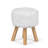 Solid + Manufactured Wood Accent Stool