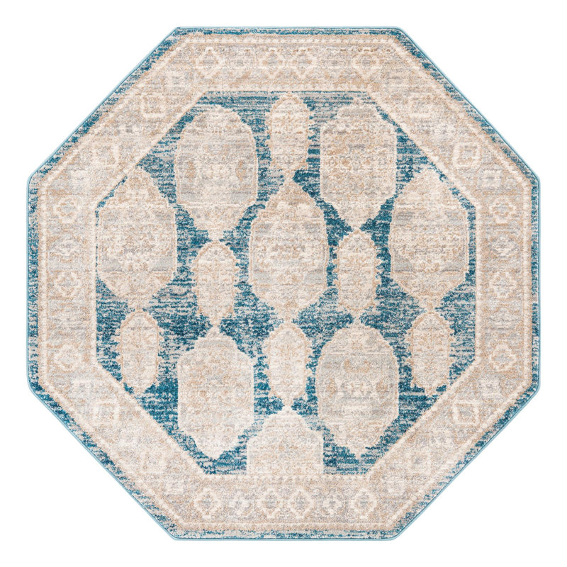 Gause Indoor Rug, Octagon 5' x 5'