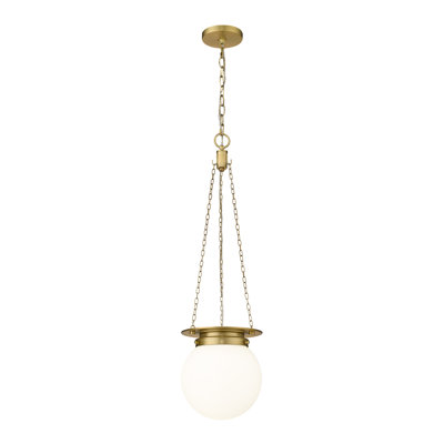 Zella Single Light Glass Dimmable Pendant