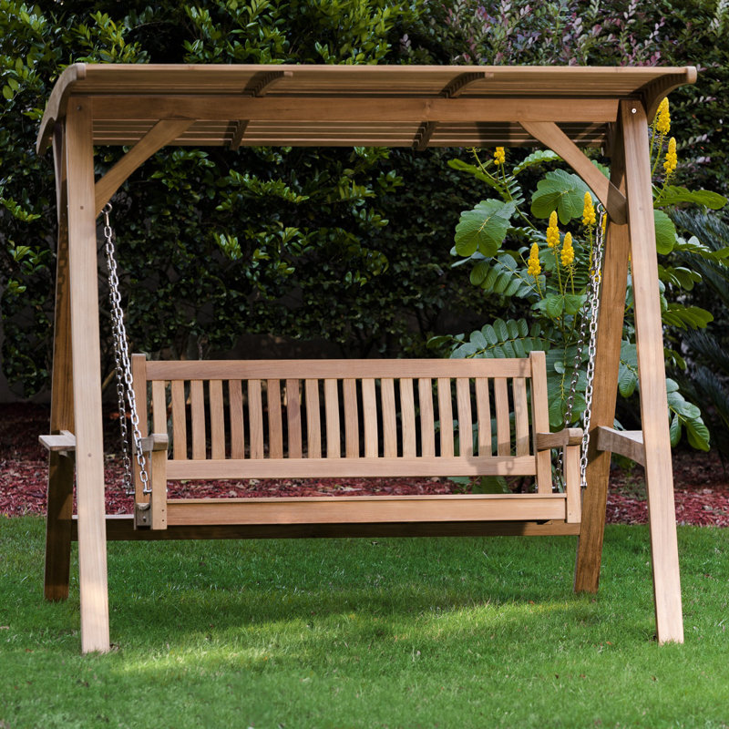 Teak Porch Swing with Stand