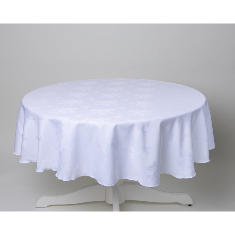Ishaan Polyester Floral Square Napkin, White