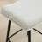 26" Upholstered Backless Saddle Bar Stool with Metal Frame-5290095-209194
