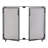 Modern Ember Aalto Mesh Fireplace Screen | Functional Doors | Heavy-Duty Steel Frame-104201532