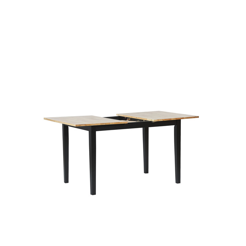 Rabun Solid Wood Dining Table, Black