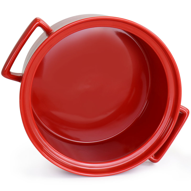 Casserole 3 pintes avec couvercle Martha Stewart, Rouge