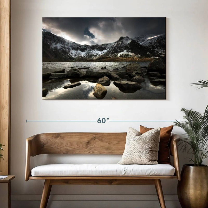 Paysage d'Alvord Cwm Idwal, H 32 po x l 48 po