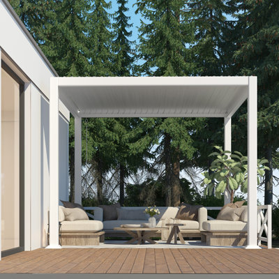 10 pi. L 10 pi. Pergola en aluminium