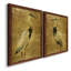 «Gold Crane at Dusk I», ensemble de reproductions d'art sur toile encadrées-1671585470-1671585471