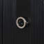 Armoire Fraxinus Mandschuric simple et simple en placage de bois massif avec trois portes en acacia massif, idéale pour les bureaux, les couloirs et les entrées.-381238929