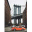 By The Manhattan Bridge - No Frame Print on Canvas-1029588339