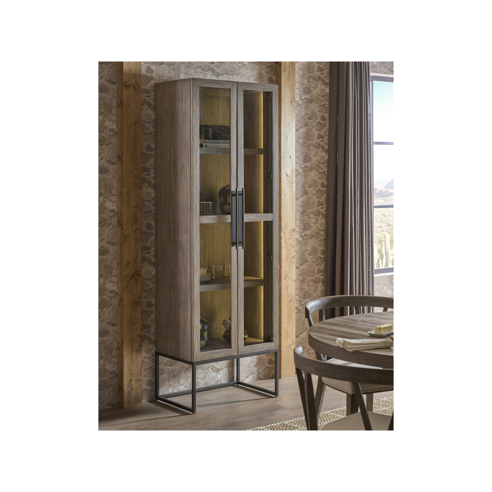 Baxley Dining Cabinet, Brown