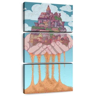 Flying Sandcastles