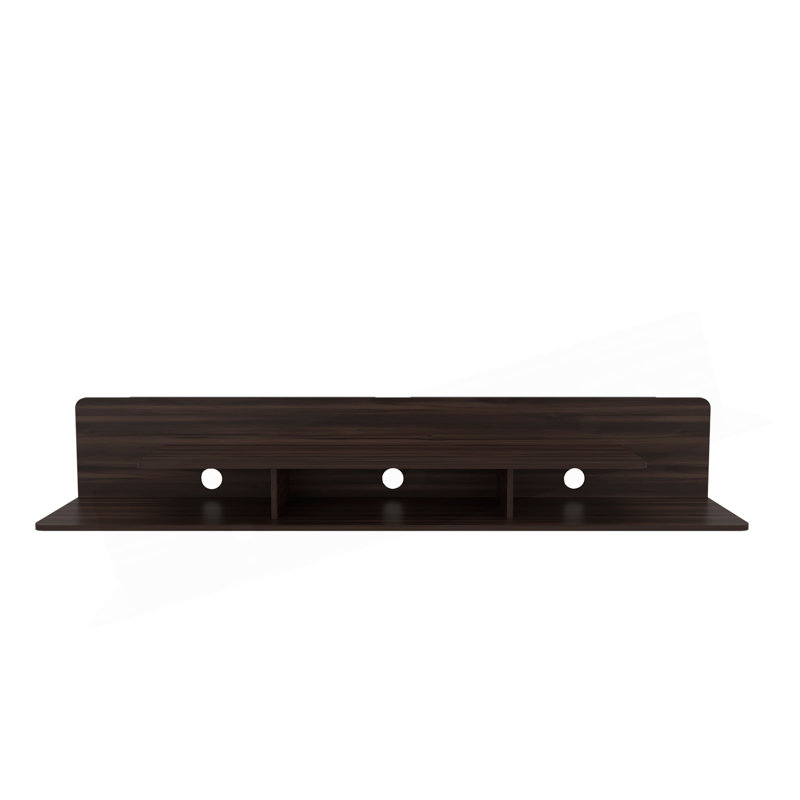 Meuble télé Marquis avec tablettes ouvertes, console multimédia moderne pour le salon ou l'espace de divertissement