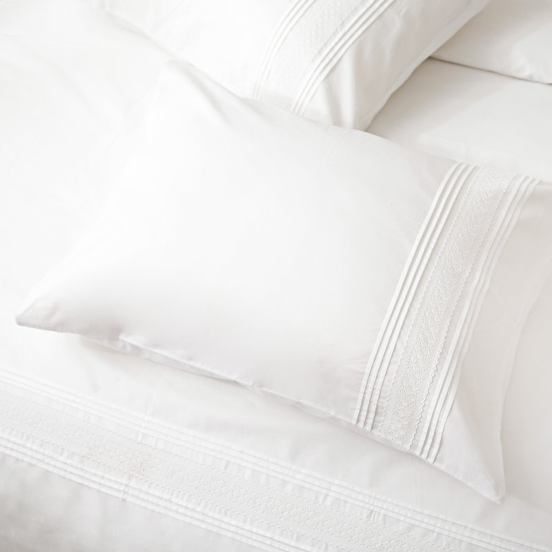 Emma Cotton Twill Duvet Cover, Queen Duvet Cover + 2 Standard Shams