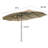 Crosspointe 180'' Rectangular Market Umbrella-2092877575