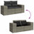  Garden Sofa Set Grey