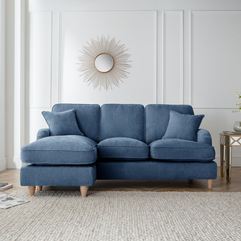 Galilee Corner Sofa, Left hand Facing, Navy
