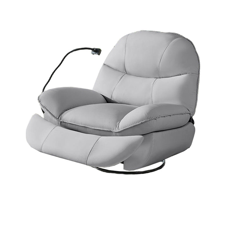 Fauteuil inclinable en similicuir Ferncliffe, Gris