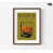 Cadre photo brun simple avec passe-partout