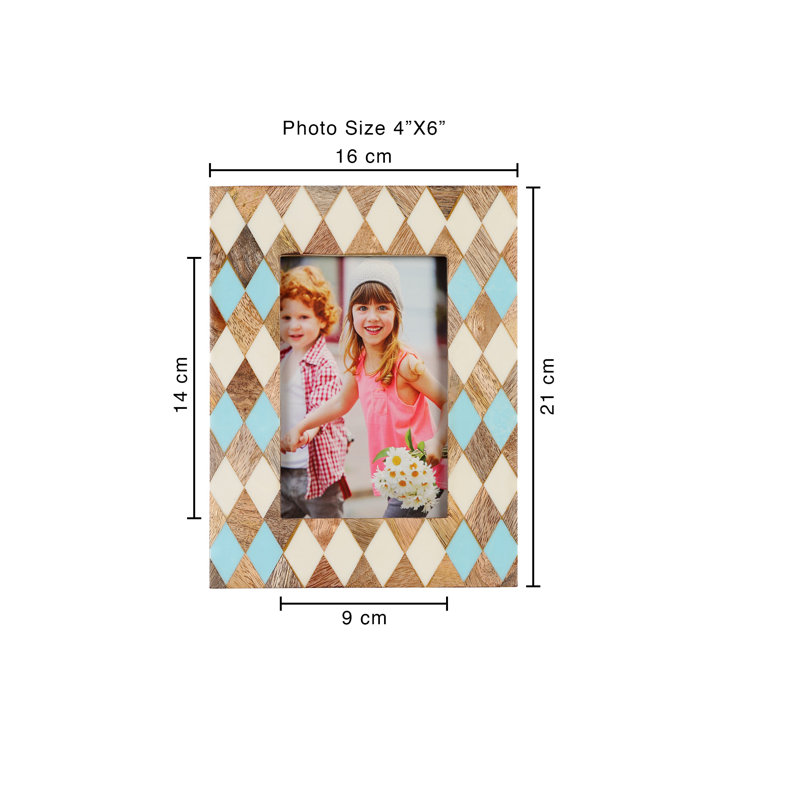 Stainforth Brown Wood Picture Frame, 6.69" x 8.66"