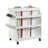 Engineered Wood Traditional Craft Cart, White