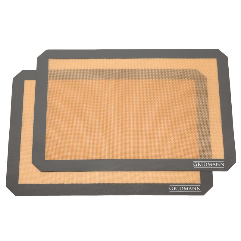 GRIDMANN Non-Stick Silicone 2 Piece Baking Mat Set
