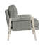 Luxueux fauteuil d'appoint rembourré en chenille pour des espaces de vie élégants-1821353864
