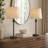 Lolley 26" Modern Metal Table Lamp with Knob Switch and Linen Shade-556004552