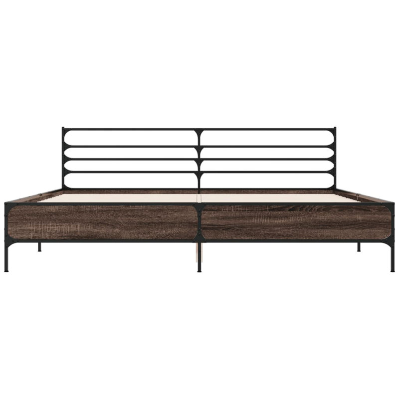 Achillefs Bed, Smoked Oak, Super King (6')