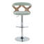 Tabourets de bar Laquietta réglables en hauteur avec repose-pieds arrondis en forme de T-93726388-93726383