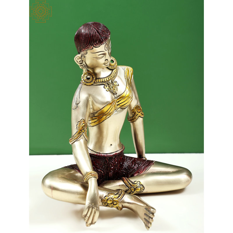 Figurine de divinité bouddhiste tibétaine