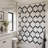 Abstract Transparent Peva Shower Curtain