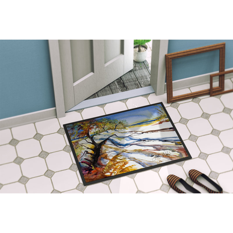 Tapis de porte d’intérieur anti-dérapant Clarwin, Rectangle 2 pi x 3 pi