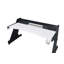Bureau de jeu Bigga noir et blanc (sans la chaise de bureau)