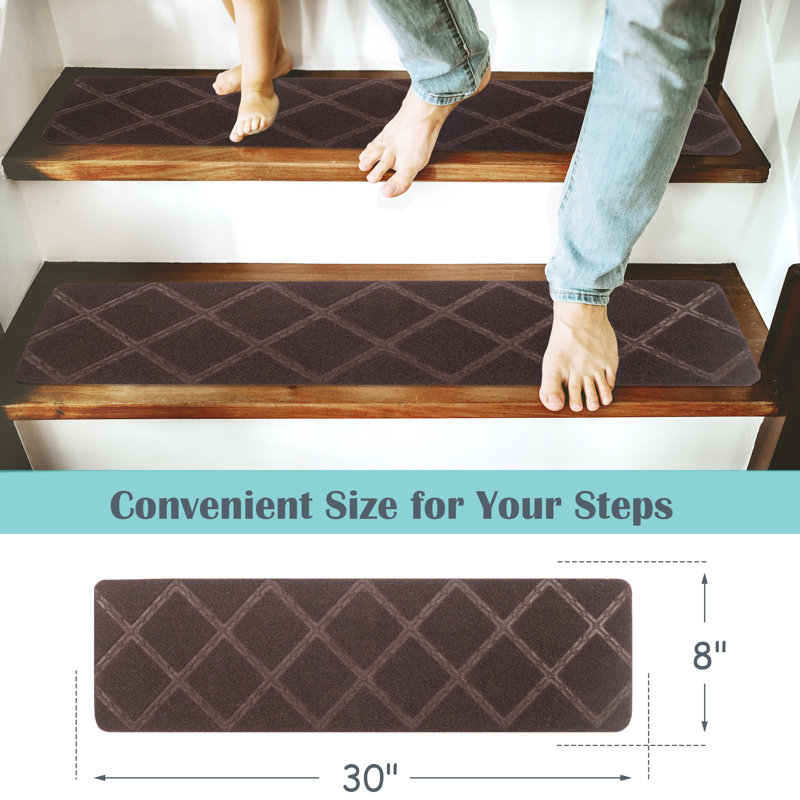 Tapis d'escalier, Brun