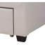  Lit plateforme grand beige, lit plateforme durable pour tous les espaces, lit plateforme moderne peu encombrant