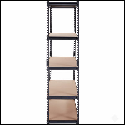 Étagère de rangement robuste à 5 niveaux, capacité de 2 000 lb, parfaite pour organiser les garages et les entrepôts