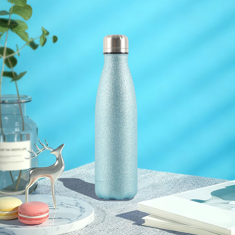 Bouteille d'eau en acier inoxydable 304, Blue