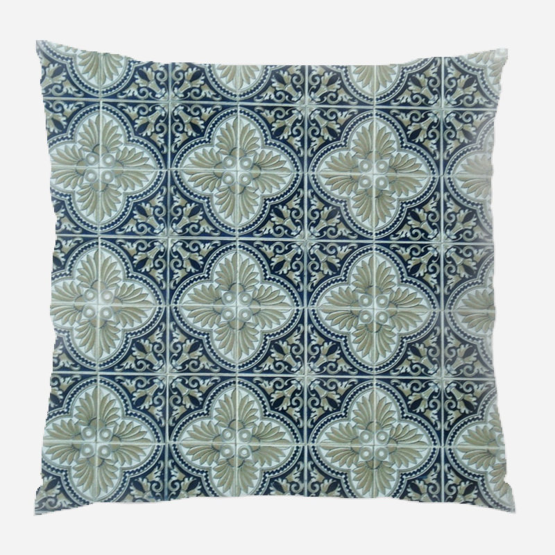 Coussin décoratif carreaux