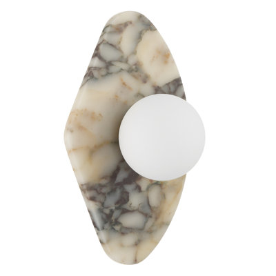 Glass Armed Sconce