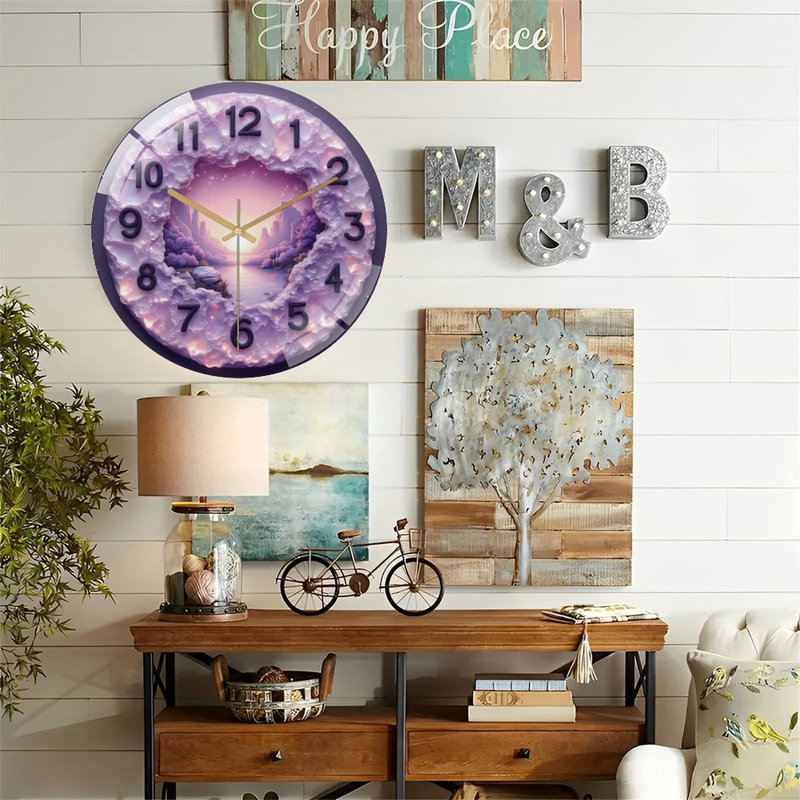 Horloge murale Geode