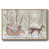 Toile avec cadre en bois naturel