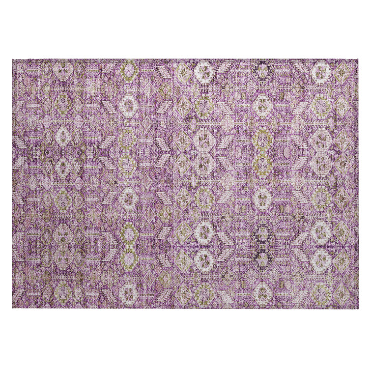 Coleharbor Washable Floral Indoor / Outdoor Rug